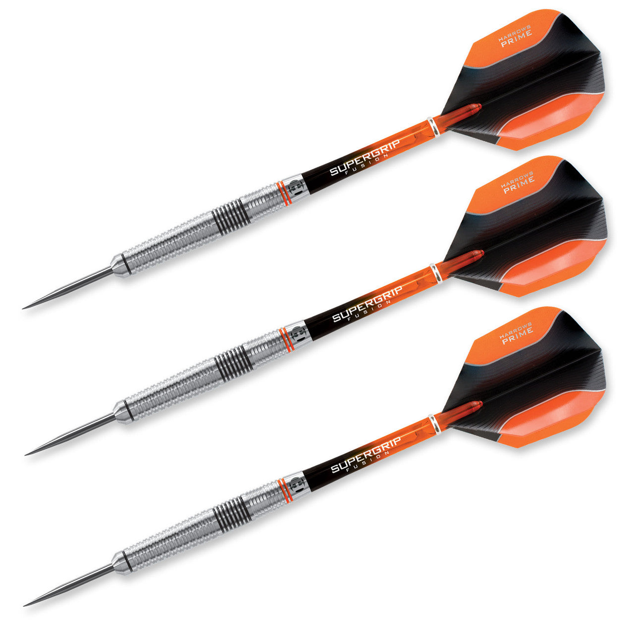Harrows Dart Set w/Case Prime Super Grip Steel Tip - 24g