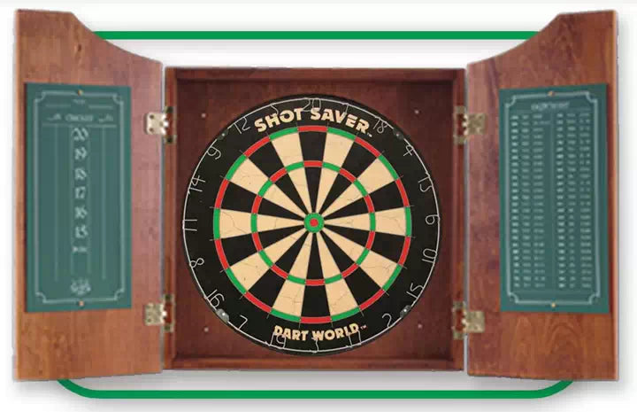 Bulldog Pine Dart Cabinet