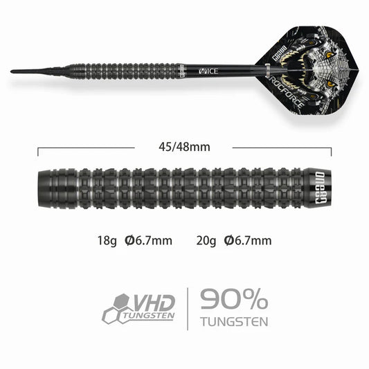 CrocForce CF1 ONE80 Soft Tip Darts 18 Grams