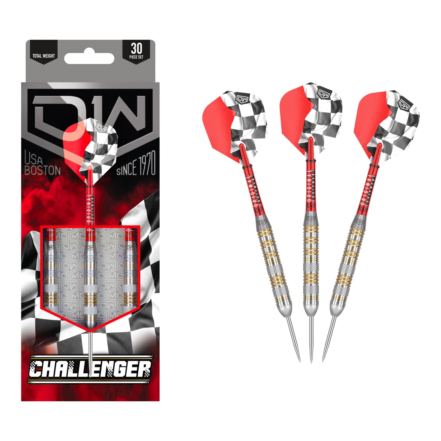 Dart World Challenger 22G Steel Tip Darts