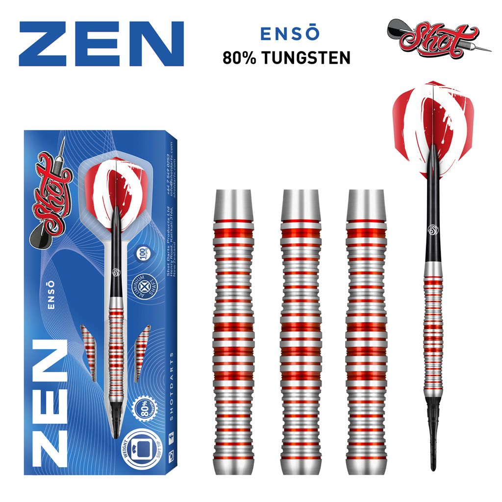 Shot ZEN Enso Series 20 grams Soft Tip Darts
