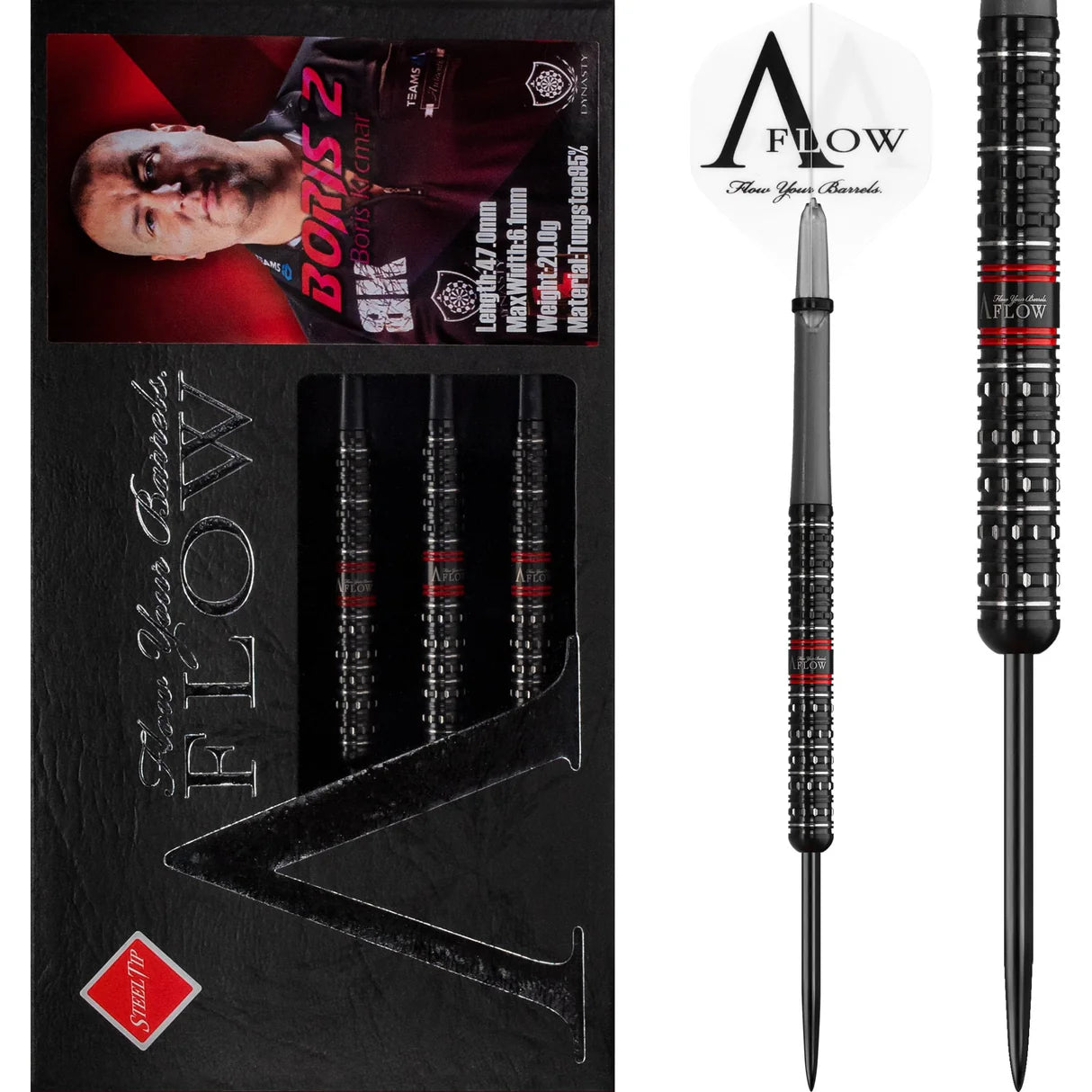 Dynasty Boris Krcmar - Boris 2 - Black & Red - 20 grams