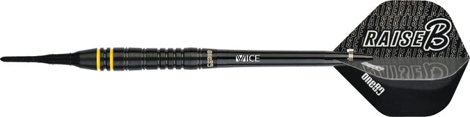 Raise B Yellow ONE80 Soft Tip Darts 17.5 Grams