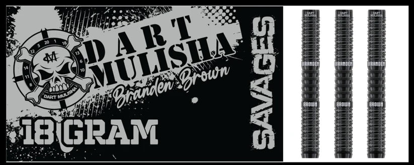 Dart Mulisha Branden Brown 18 gram soft tip