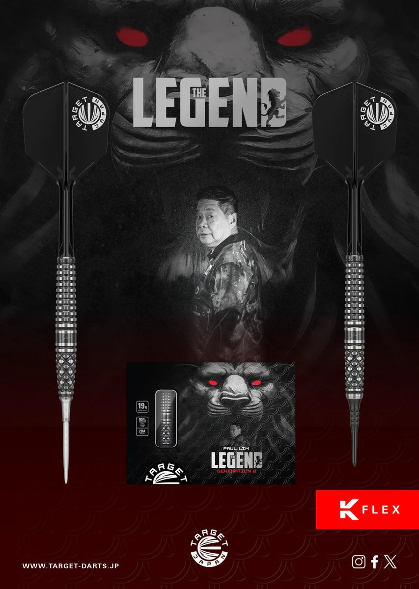 Paul Lim Gen 8 Soft Tip Darts 19g 2BA