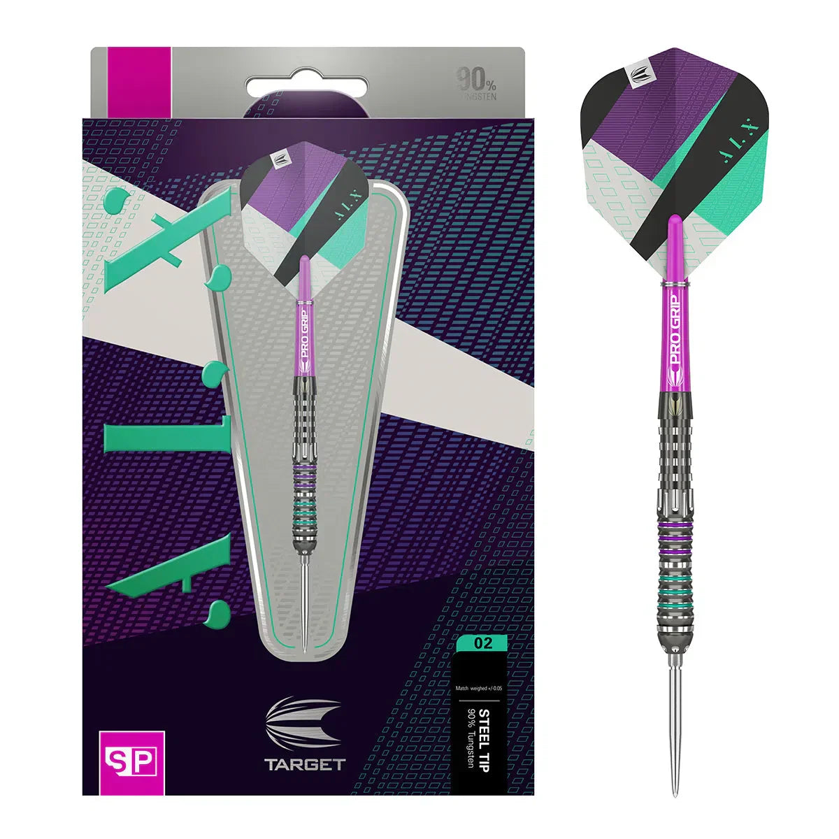Target ALX 02 22 grams Swiss Point Steel Tip Darts
