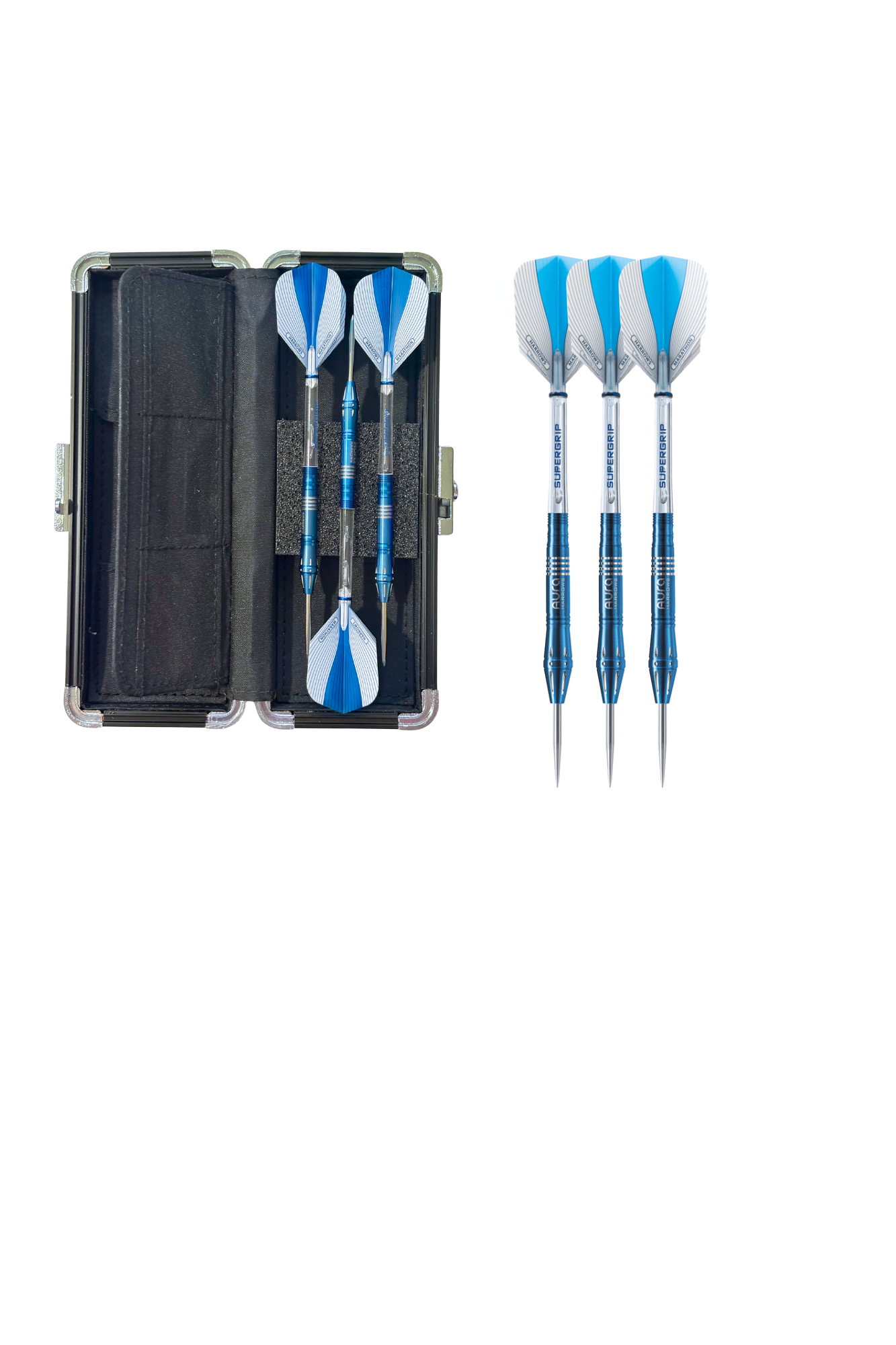 Harrows Dart Set w/Case Aura Steel Tip - 23g