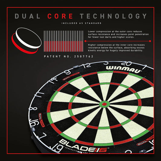 Winmau Blade 6 Triple Core Steel Tip Dart board