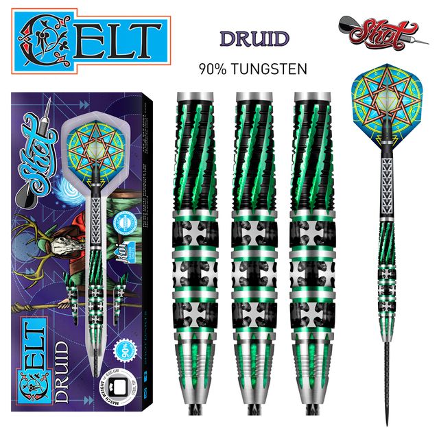 Shot Celt Druid 23 grams Steel Tip Darts