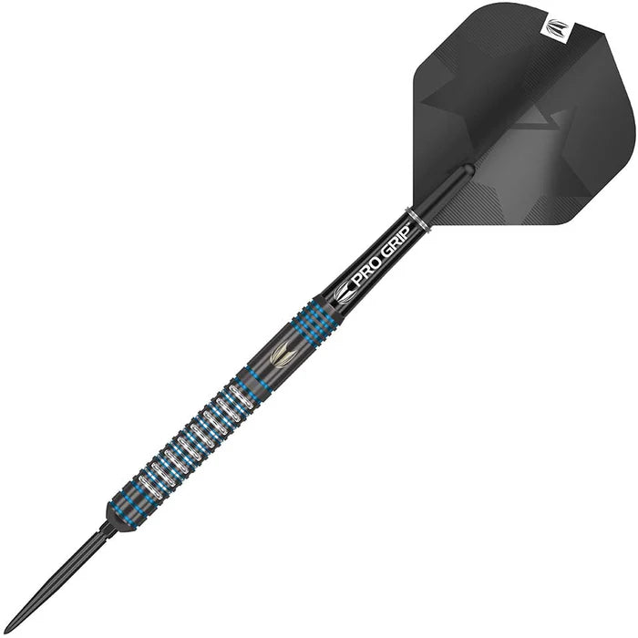 Target Adrian Lewis Black Swiss Point Steel Tip Darts - 24 grams