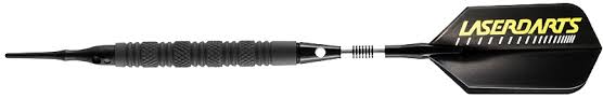 Laserdarts Black Eagles Steel Tip Darts 26 grams with Case