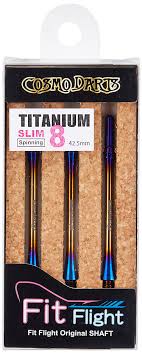 Fit Flight Colored Titanium Slim Spinning Shafts