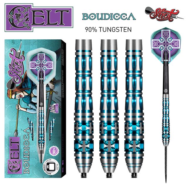 Shot Celt Boudicca 24G Steel Tip Darts