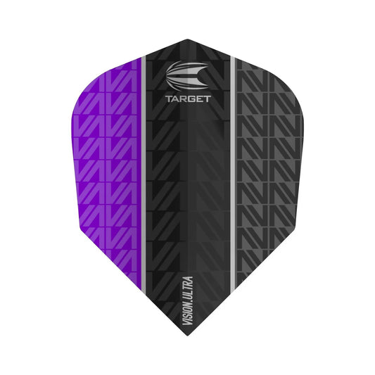 Target Vision Ultra Purple Vapor 8 Black No.6 Dart Flights