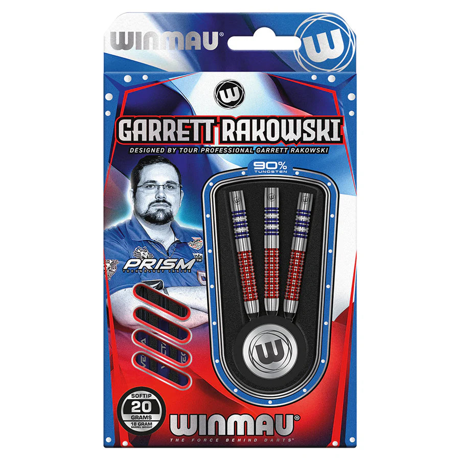 Garrett Rakowski Winmau Soft Tip Darts 20 Grams
