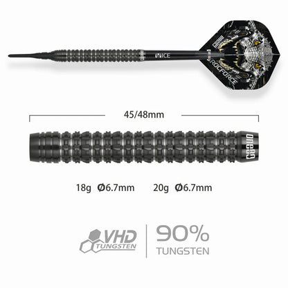 CrocForce CF1 ONE80 Soft Tip Darts 18 Grams