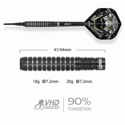 CrocForce CF2 ONE80 Soft Tip Darts 18 Grams