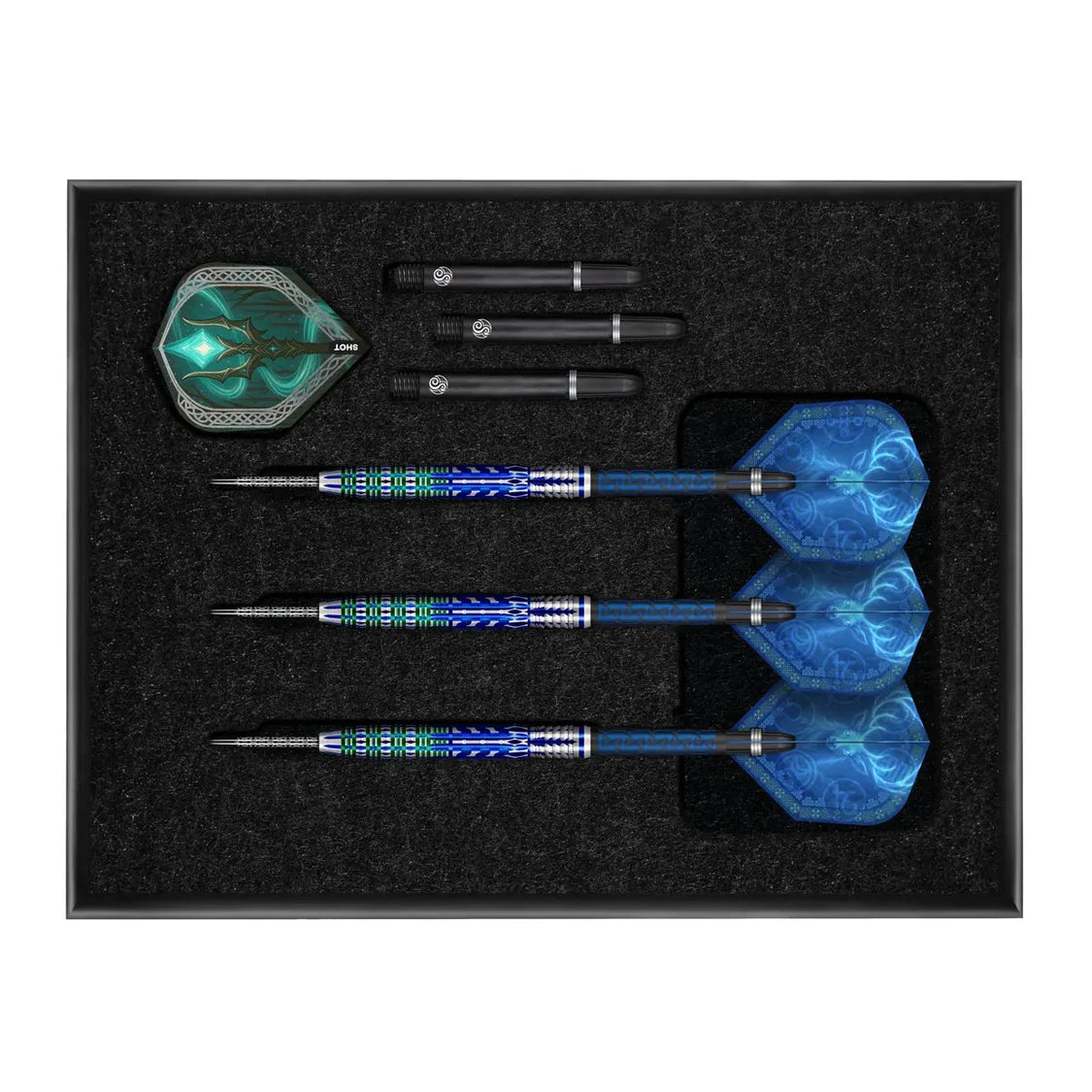 Shot Celt Merlin 95% Tungsten Steel Tip Darts 23 gram