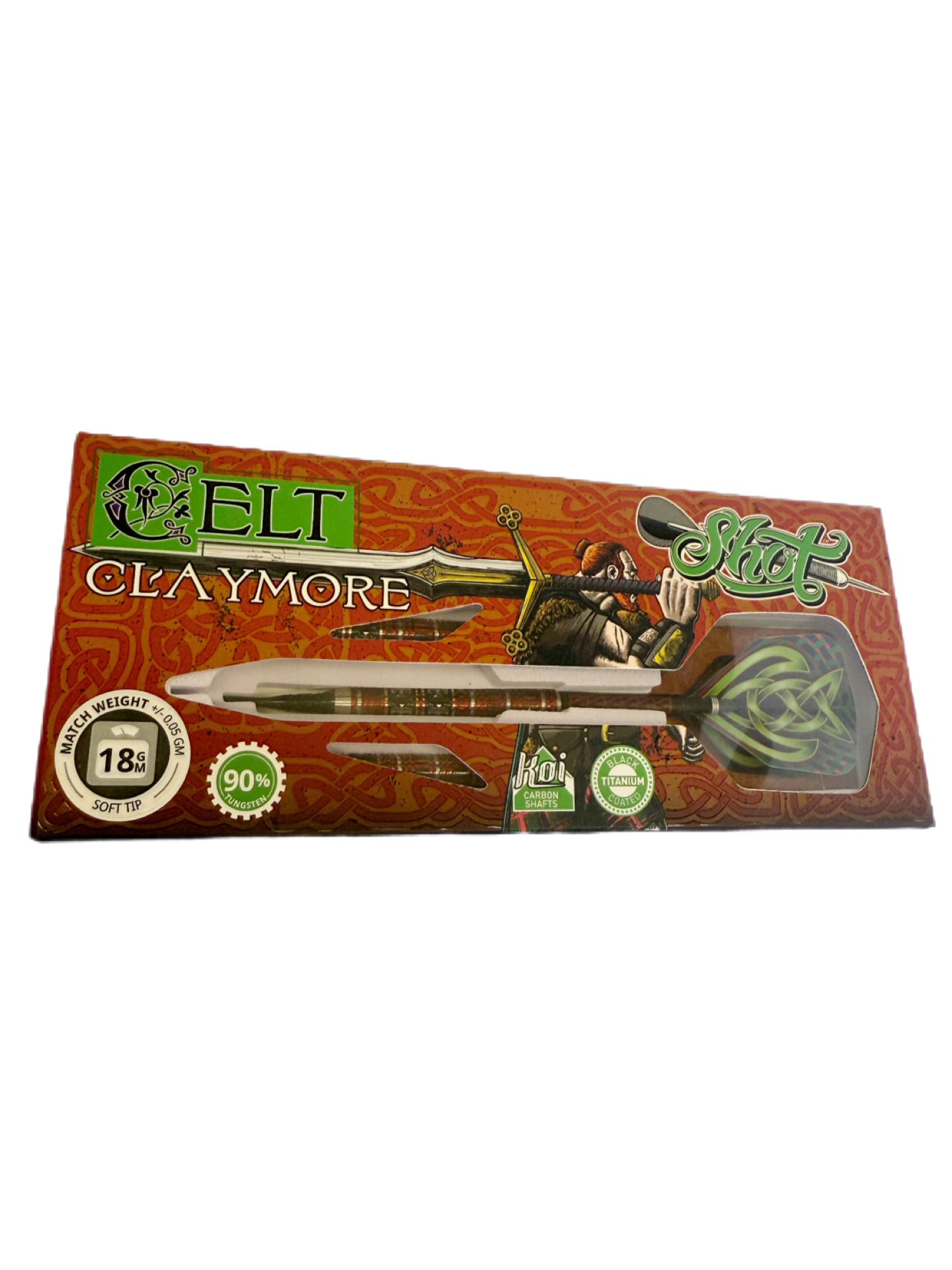 Shot Celt Claymore 18 grams Soft Tip Dart