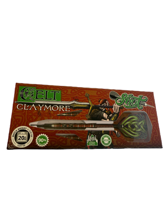 Shot Celt Claymore 20 grams Soft Tip Dart