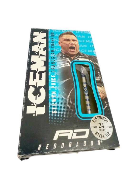Red Dragon Darts Gerwyn Price Iceman Grandslam Champion Steel Tip Darts 24 grams