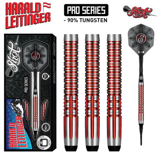 Shot Pro Series Harald Leitinger 23 grams Steel Tip Darts