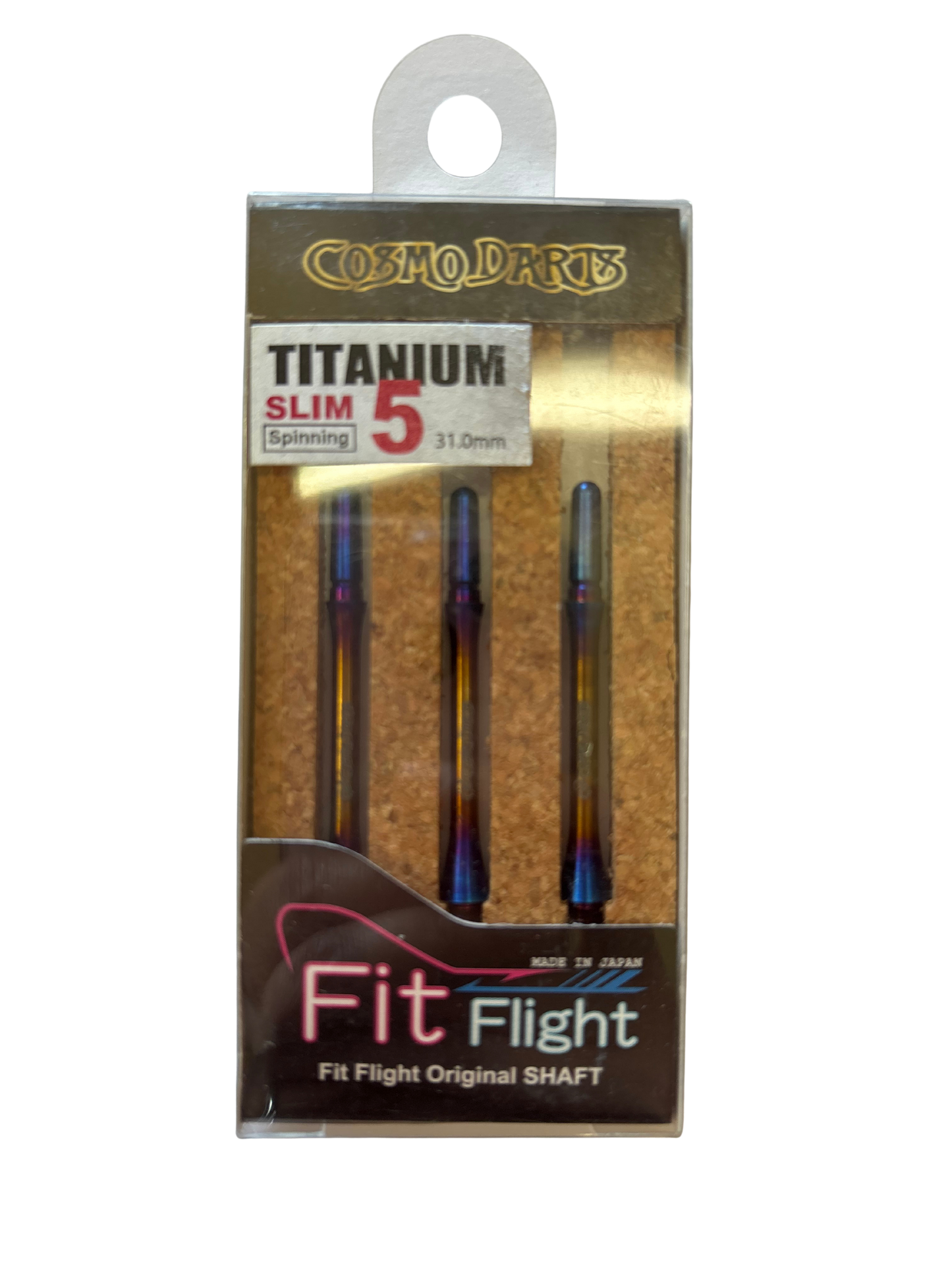 Fit Flight Colored Titanium Slim Spinning Shafts