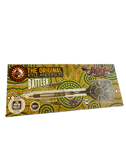 Shot Kyle Anderson Battler 18 grams Soft Tip Darts