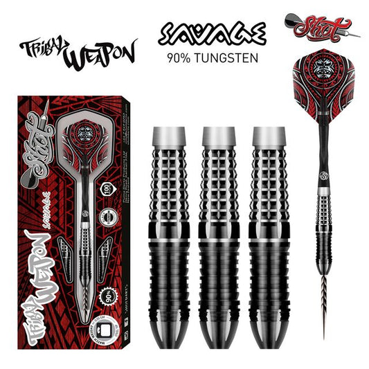 Shot Tribal Weapon Savage 25G Steel Tip Darts