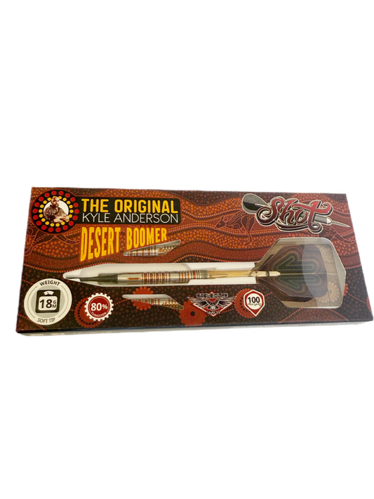 Shot Kyle Anderson Desert Boomer 18 grams Soft Tip Darts