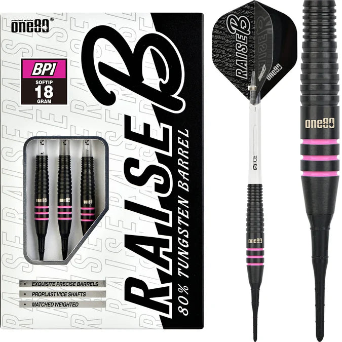 Raise B Pink Soft Tip Darts 18 Gram