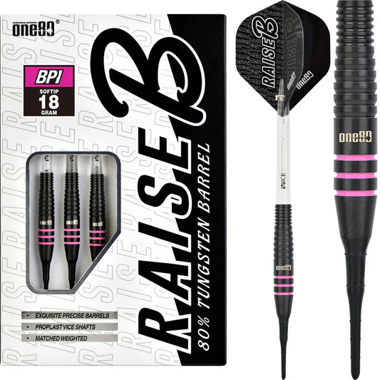 Raise B Pink Soft Tip Darts 18 Gram