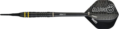 Raise B Yellow ONE80 Soft Tip Darts 17.5 Grams