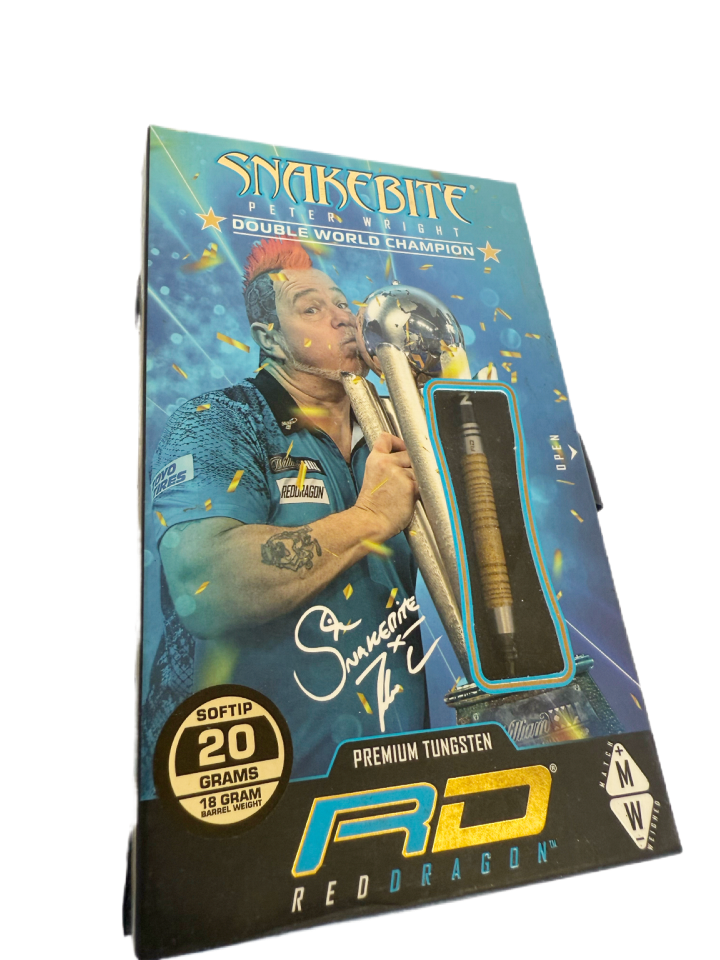 Peter Wright Double WC SE Gold 20 grams Soft Tip darts