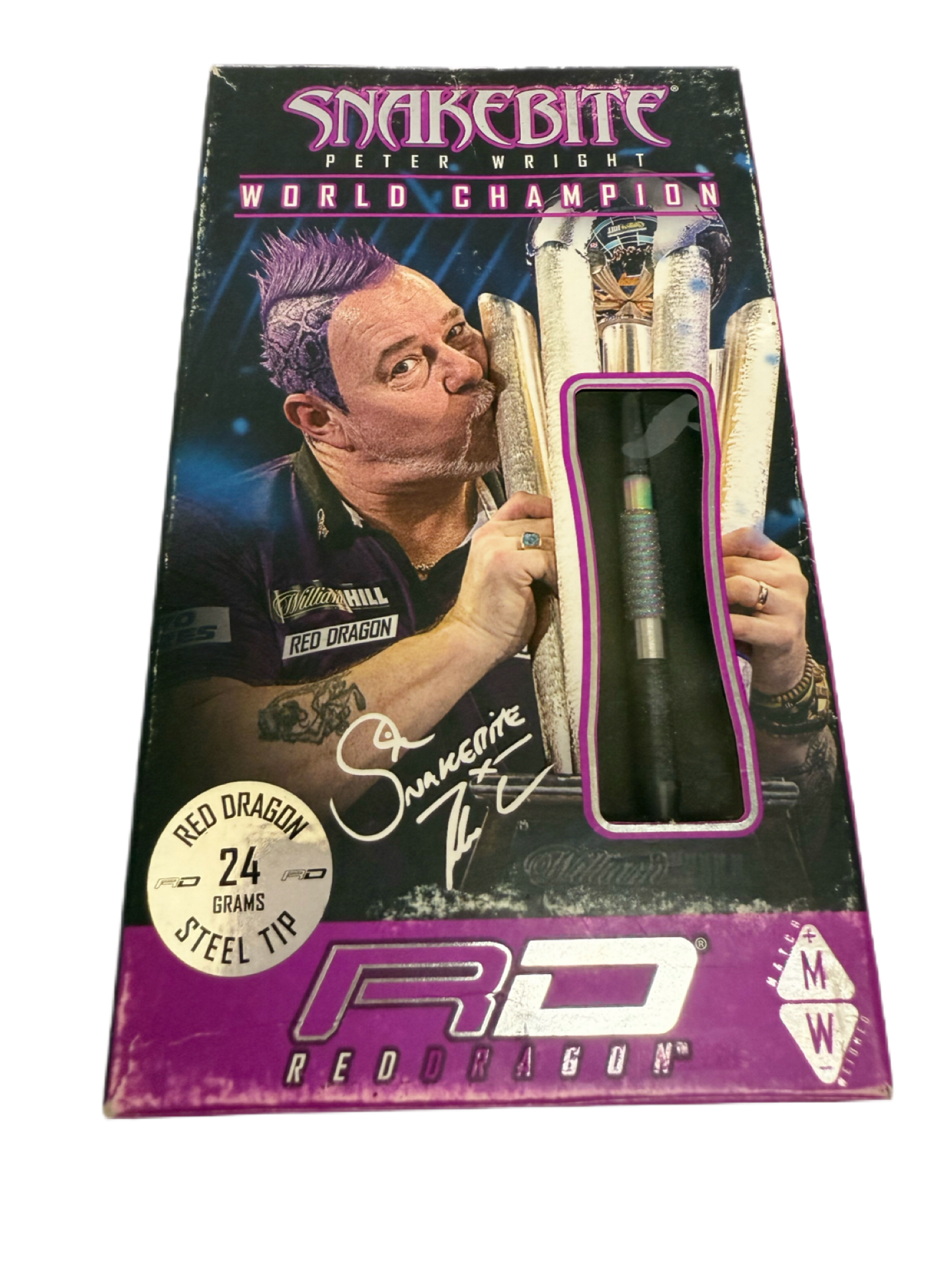 Peter Wright World Champion Steel Tip Darts 24 grams