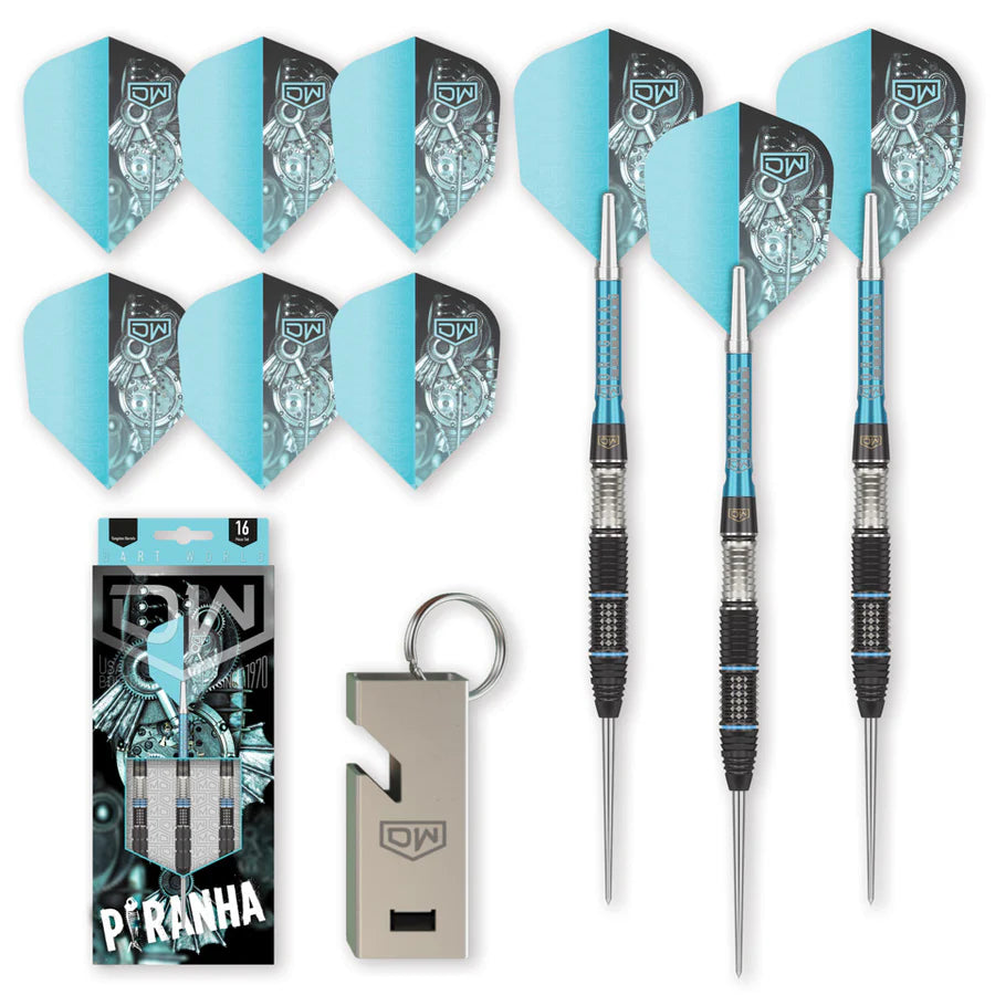 PIRANHA STEEL TIP DARTS 23 GRAMS