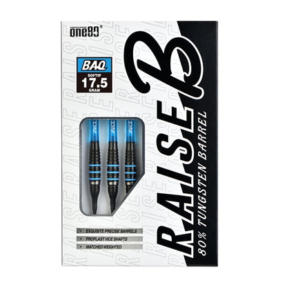 Raise B Aqua ONE80 Soft Tip Darts 17.5 Grams