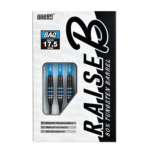 Raise B Aqua ONE80 Soft Tip Darts 17.5 Grams