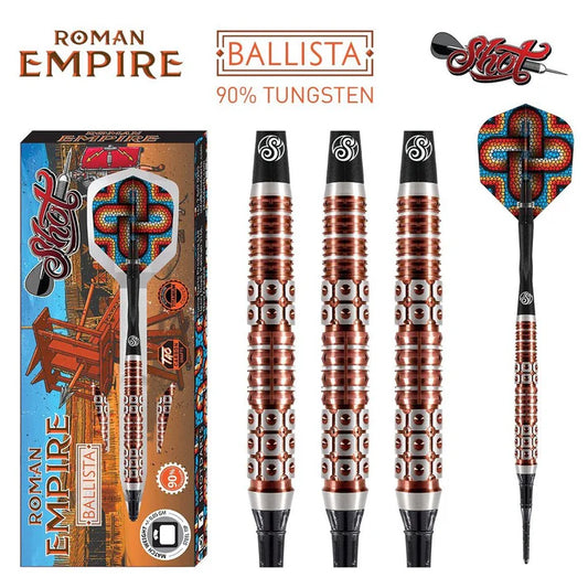 Shot Roman Empire Ballista 23G Steel Tip Darts