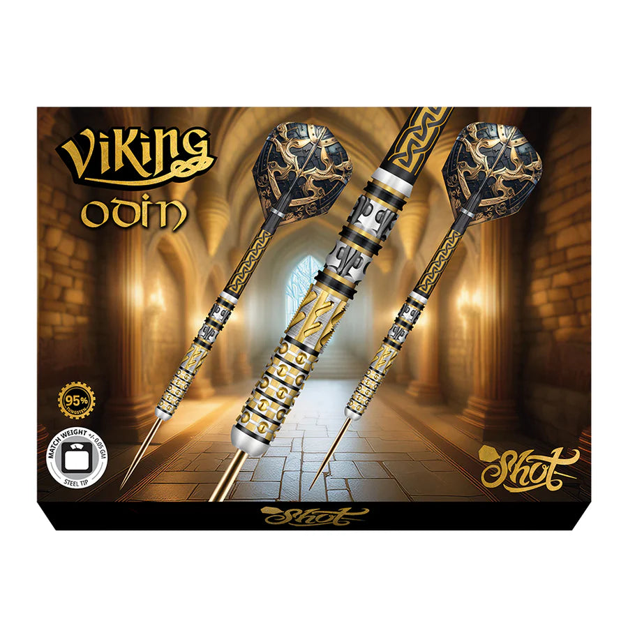 Shot Viking Odin Steel Tip Darts - 24 grams