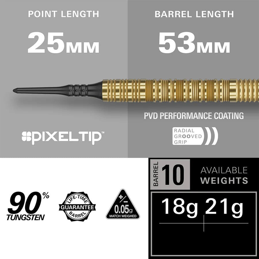 Target Bolide Model 10 18 Gram Soft Tip Darts