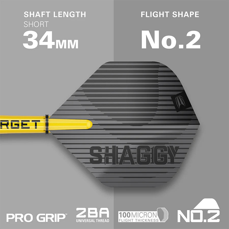 Scott Williams Shaggy Target Soft Tip Darts 20 Grams