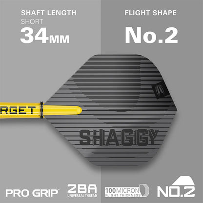 Scott Williams Shaggy Target Soft Tip Darts 20 Grams