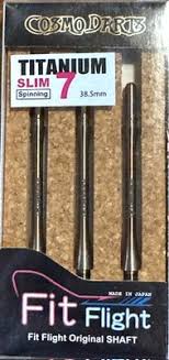 Fit Flight Colored Titanium Slim Spinning Shafts