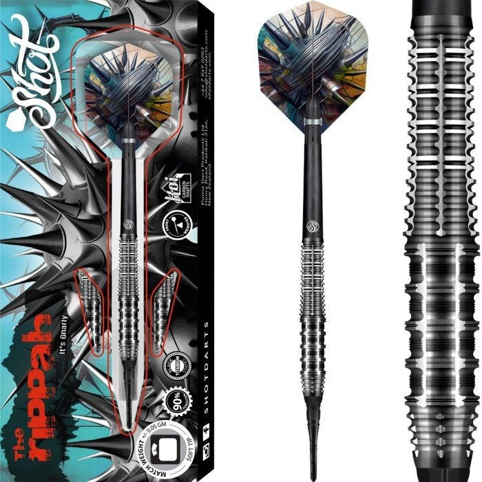 The Rippah Shot 20 Gram Soft tip Darts