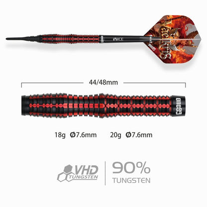 Vaelkris V2 ONE80 Soft Tip Darts 18 Grams