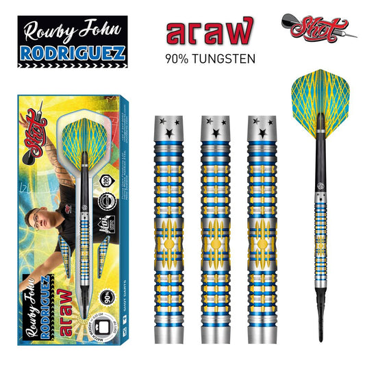 Shot Rowby John Rodriguez Araw 20 grams Soft Tip Darts
