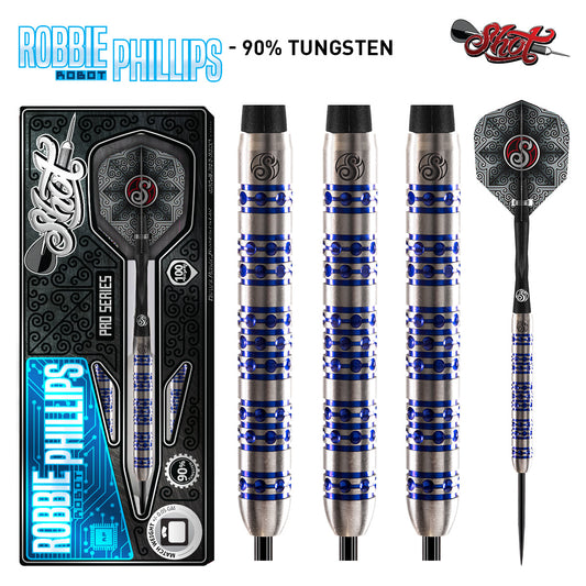 Shot Pro Series Robbie Phillips 22G Steel Tip Darts