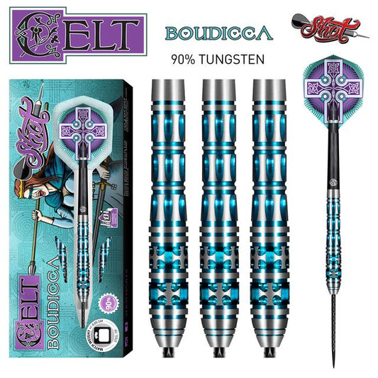 Shot Celt Boudicca 24G Steel Tip Darts
