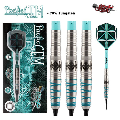 Shot Pacific Gem 25G Steel Tip Darts